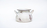 4.5in Wide Distressed Metal Pot with Side Handles