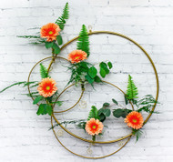 Wedding Ceremony Pieces: Floral Hoops
