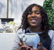 Staff Picks: Ceramic Elephant Pot