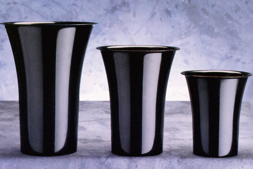 13in Tall Floral Storage Refrigerator Bucket - Black