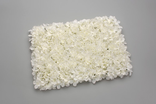 25x18in Hydrangea Mat - Cream