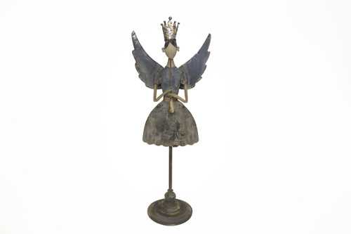 24.5in Tall Pedestal Queen Caroline - Patina Finish