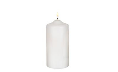 2.8x6in Pillar Candles - White (12pk)