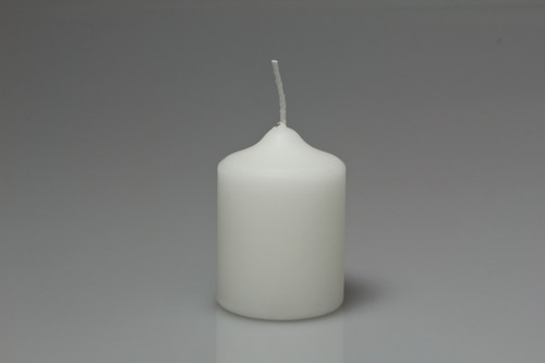 2x3in Pillar Candles - White (24pk)
