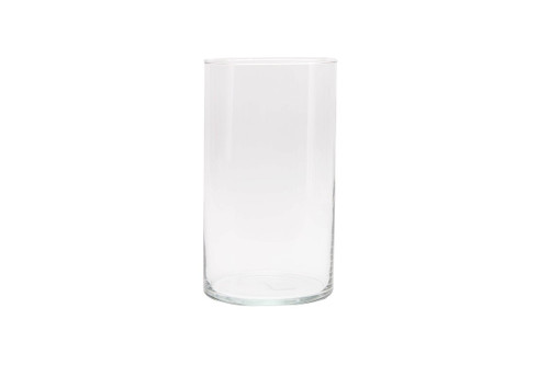 11.5in Tall Alsey Cylinder Clear Glass Vase