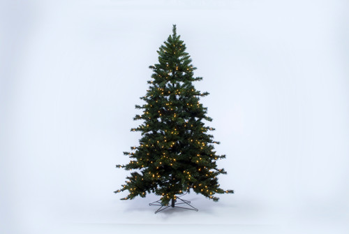 7.5ft Lit Majestic Christmas Tree with 500 LED Lights, 1209 Tips