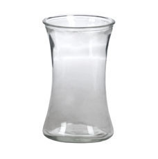 8in Tall Gathering Glass Vase - Clear