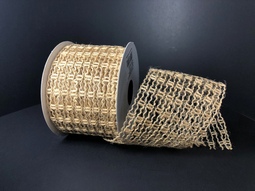 #40 Expand Jute Ribbon - Wired Edge (20yd)