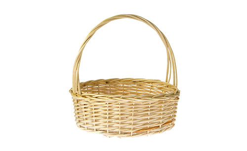 16.5in Wide Split Willow Basket - Natural