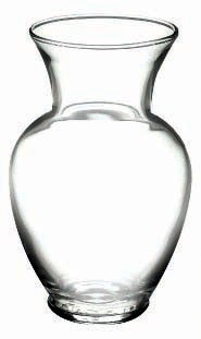 5in Tall Classic Urn Clear Glass Vase