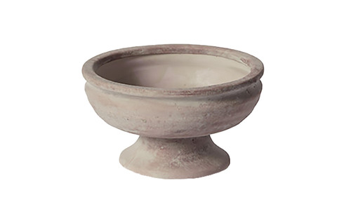 12.25in Wide Winnie Ceramic Compote Vase