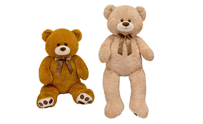 28.5in Tall Sitting Cuddle Bears Plush (Assorted)