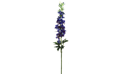 40in Delphinium Spray - Dark Blue