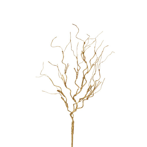 31in Glitter Twig Spray - Gold