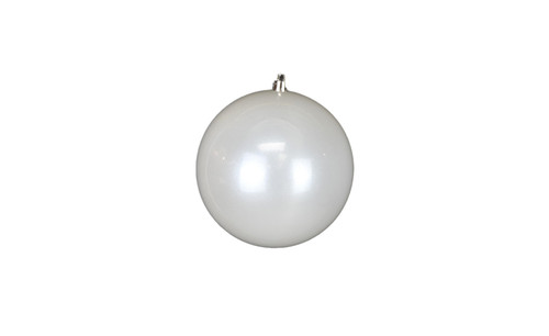 200mm Pearlized Plastic Display Ball - White