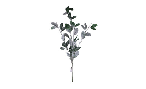 37in Snowed Lambs Ear Spray