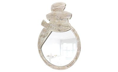 27in Tall Snowman Mirror