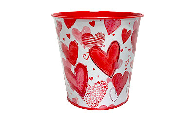 4.75in Cupid Tin Pot Cover