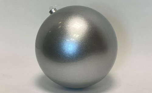 250mm Plastic Display Ball - Silver
