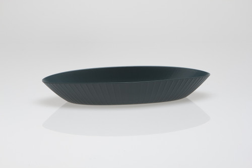 12.5in Long Boat Recycled Plastic Planter - Green