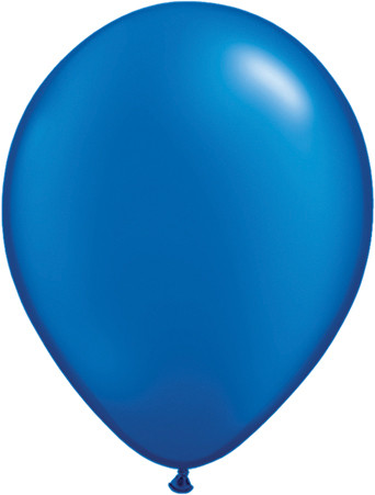 11in Pearl Latex Balloons - Sapphire Blue (100pk)