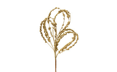 18.5in Glitter Loop Ball Spray - Gold