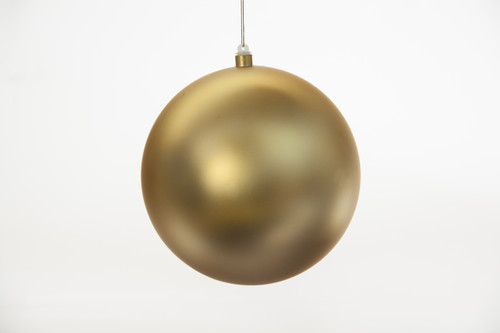 250mm Matte Plastic Display Ball - Gold