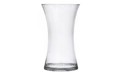 11.5in Tall Excalibur Clear Glass Vase