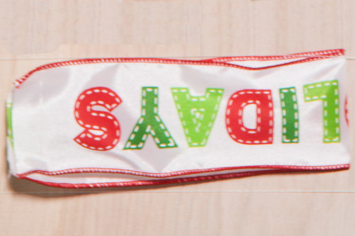 #40 Winter Solstice Xmas Ribbon - Wired Edge (20yd)