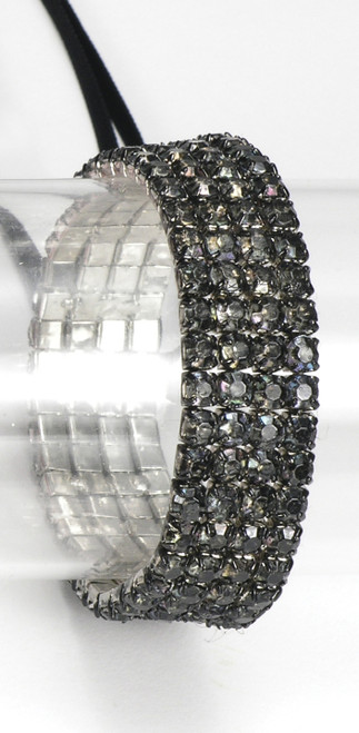 Rock Candy Stretch Wristlet - Black Licorice