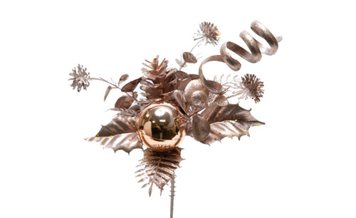 8in Faux Cone Spiral Pick - Copper