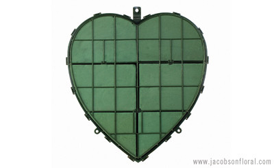 18in Aquaform Foam Solid Heart (Pack of 2)