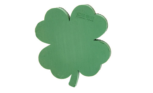 14in Oasis Foam Clover Shape (Pack of 2)