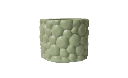 7.5in Wide Adele Ceramic Pot - Sage Green