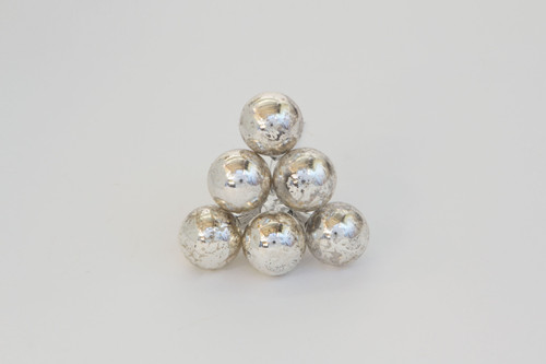 30mm Shiny Glass Mercury Ball (Set of 72)