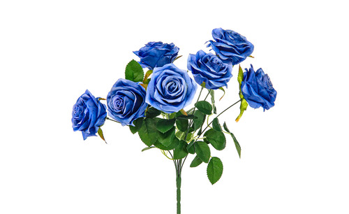 16in Rose Bush x7 - Royal