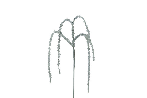 37in Hanging Crystal Vine x5 - Silver