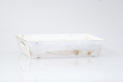 13in Long Wood Tray with Handles - Nantucket