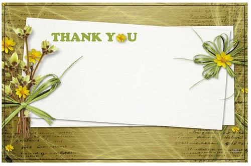 50pk Enclosure Cards - Thank You