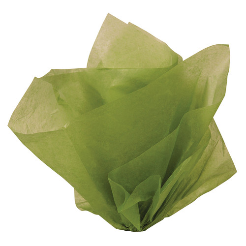 18x24in Waxed Tissue Sheets - Meadow Green