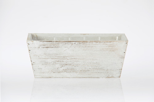 10in Long Rectangular Wood Planter Box - Nantucket