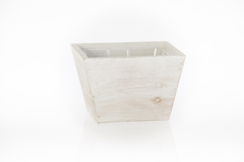 6in Wide Tapered Square Wood Planter Box - Nantucket