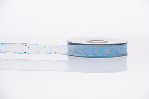 #3 Fancy Flash WE Ribbon (25yd) - Blue