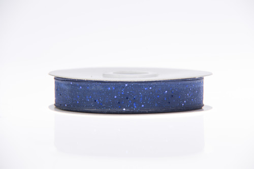 #3 Fancy Flash WE Ribbon (25yd) - Navy Blue