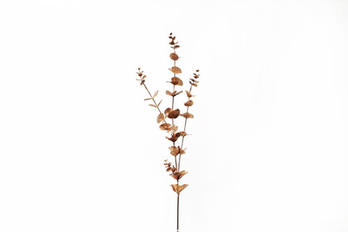 34.5in Metallic Eucalyptus Spray - Copper