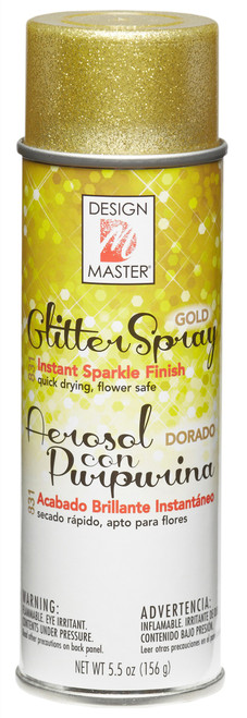 5.5oz Design Master Glitter Spray - Gold