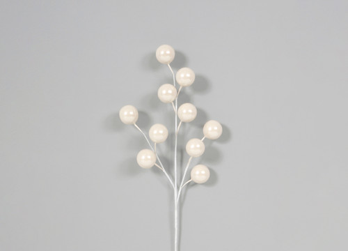 17in Berry Spray x10 - Pearl White