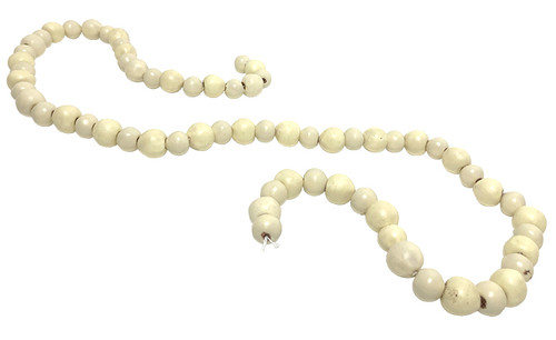 6ft Long Wood Bead Berry Garland - Ivory