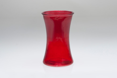 5x8in Gathering Glass Vase - Red