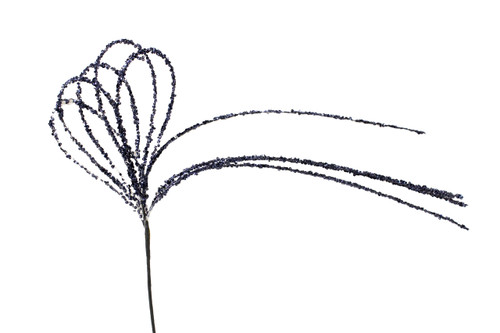 36in Sequin Loop Spray - Midnight